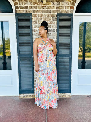 Mystical Meadows Floral Maxi