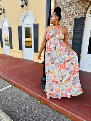 Mystical Meadows Floral Maxi