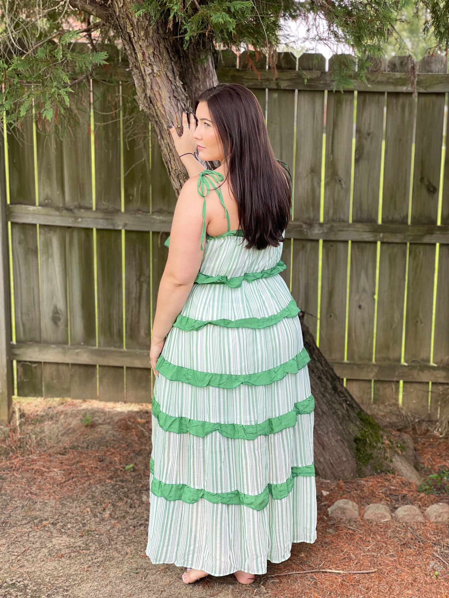 Sweet Tiered Ruffle Maxi Dress