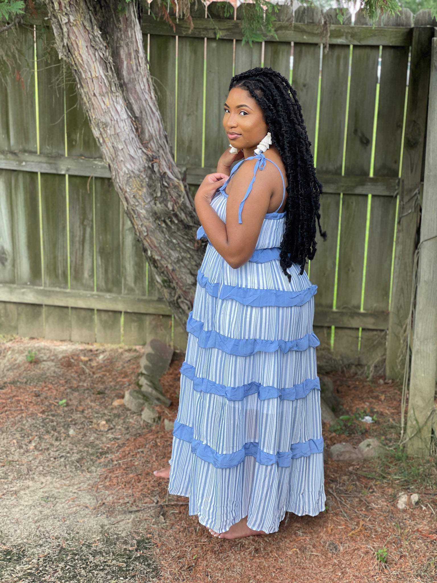 Sweet Tiered Ruffle Maxi Dress