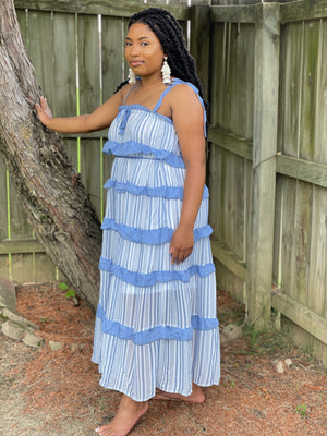 Sweet Tiered Ruffle Maxi Dress