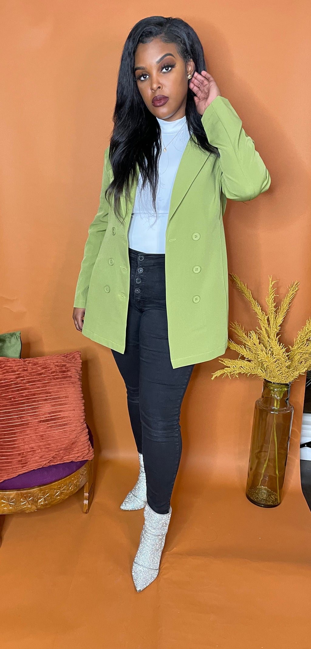 Pear Long Blazer